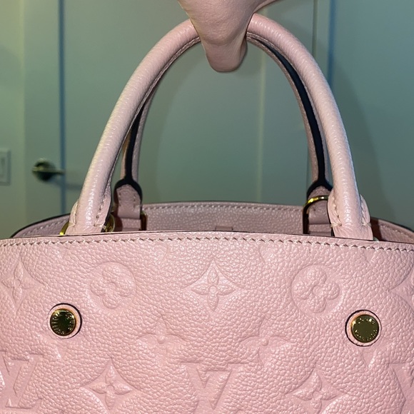 Authentic Louis Vuitton Rose Poudre Montaigne BB - Picture 5 of 6